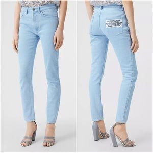 BURBERRY SKINNYFIT BLEACHED DENIM JEANS SZ US29 - BNWT
